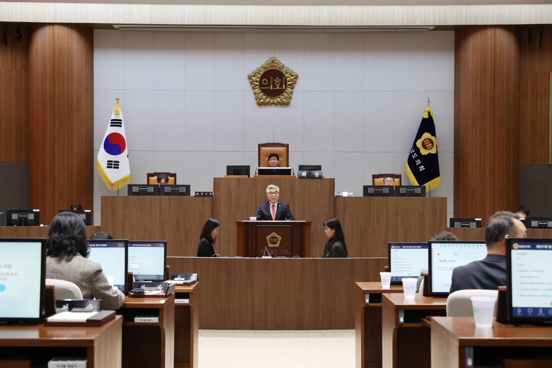 '제357회 임시회 제2차 본회의 5분 발언 (유성재 의원)' 게시글의 사진(6) '250219_제357회 임시회 제2차 본회의 (18).JPG'