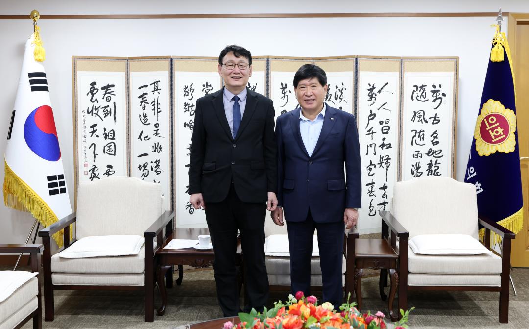 신임 행정부지사 접견