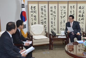 한국주택금융공사 서남권 본부장 접견